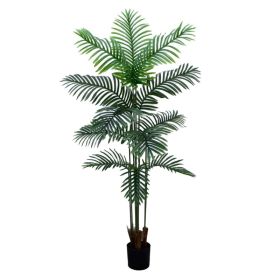 70" Artificial Indoor Palm Tree in Pot