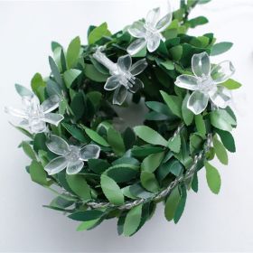 1pc Cherry Blossom Cane Light String Easter Party Wedding Site Layout Fairy Lights Battery Powered 4.9ft/10lLED; 9.9ft/20LED; 16.4ft/50LED Christ (size: S 1.5M(4.92ft)/10LED)
